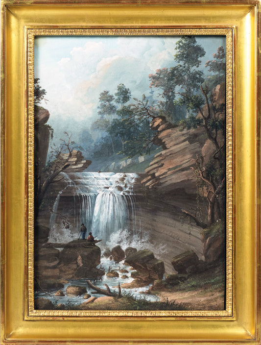 PERSAC, Marie Adrien (French-American, 1823-1873). Clifty Falls, Indiana.