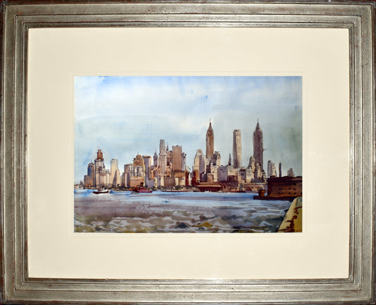 REGINALD MARSH (1898-1954) New York Skyline