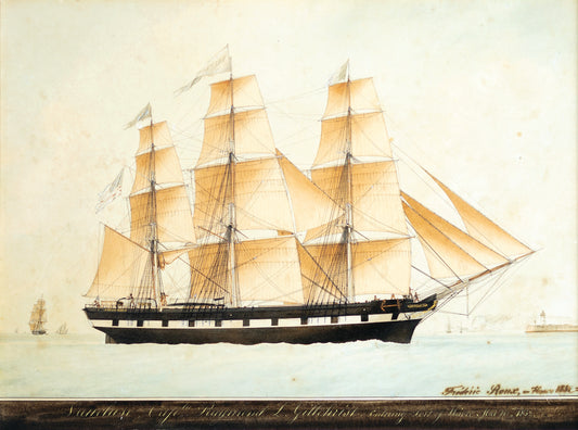 Roux, Frederic. Vancluse Captain Raymond L. Gillchirst/ Entering Port of Havre, May 10th 1832