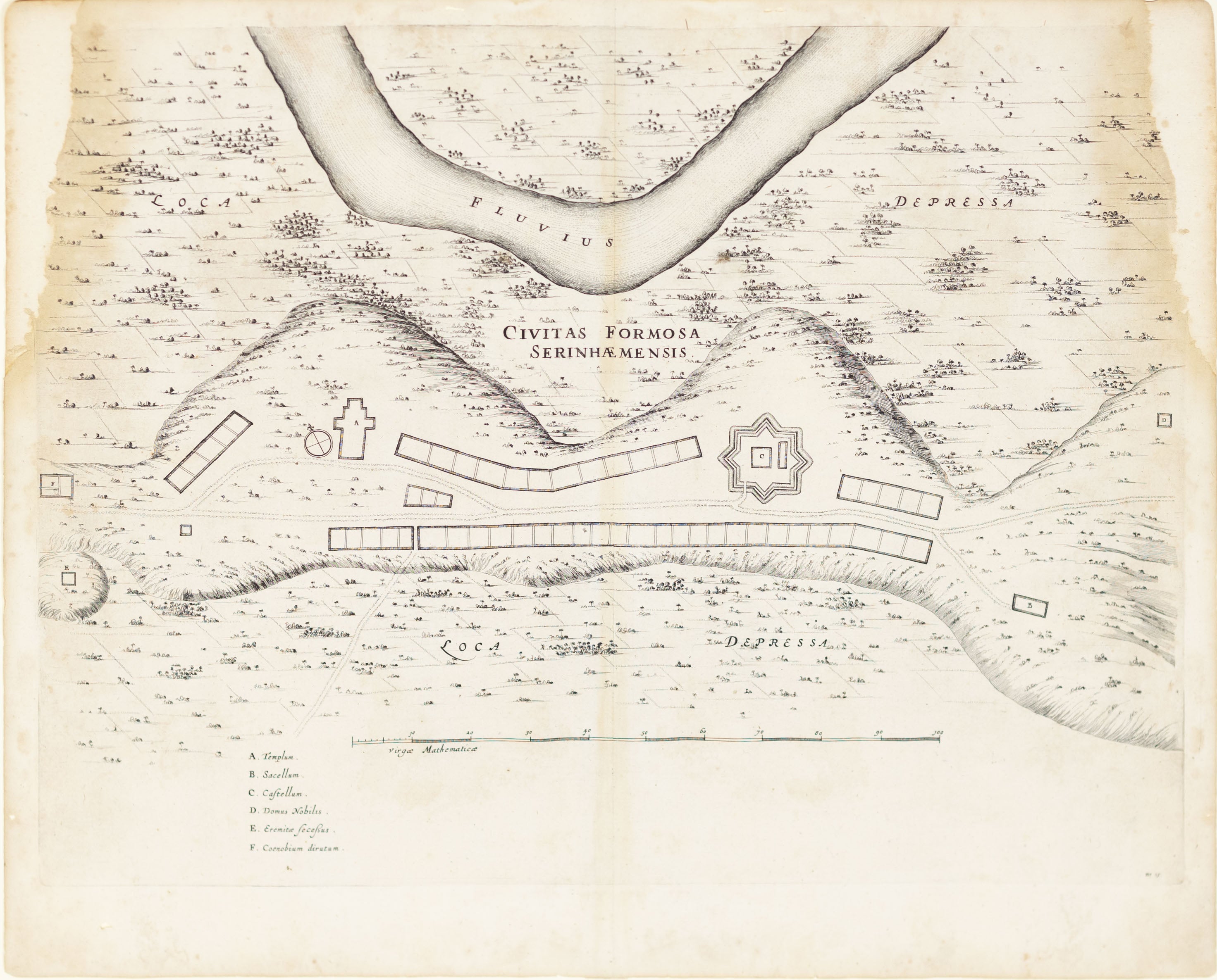 Barleaus, Caspar. Civitas Formosa Serinhaemensis. Amsterdam, 1647 ...