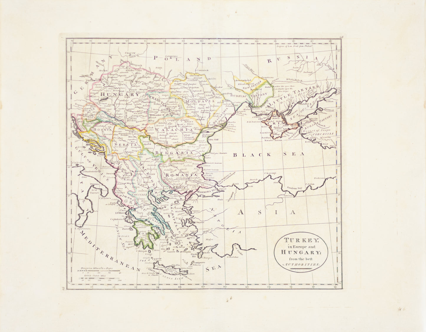 Carey, Matthew. Turkey in Europe and Hungary from the best authorities. Philadelphia: 1814