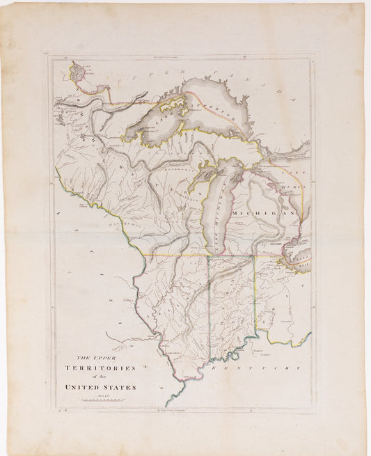 Carey, Matthew. The Upper Territories of the United States. Philadelphia, 1814.