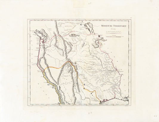 Carey, Matthew. Missouri Territory formerly Louisiana. Philadelphia, 1818.