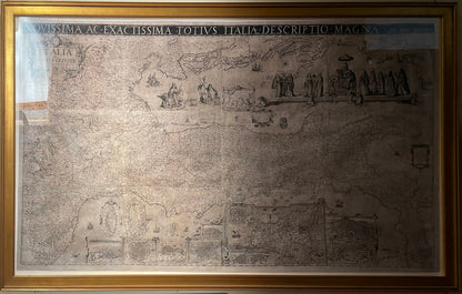 Scolari, Stefano (c. 1612-1691) after Matteo Greuter (1564-1638). [Italy] Novissima ac Exactissima Totius Italia Descriptio Magna. Venice, 1657.