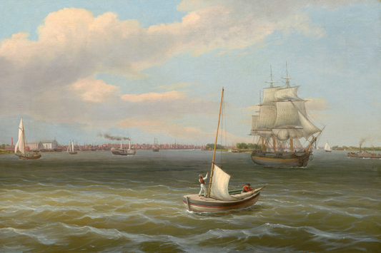 BIRCH, Thomas (1779-1851), View of Philadelphia Harbor