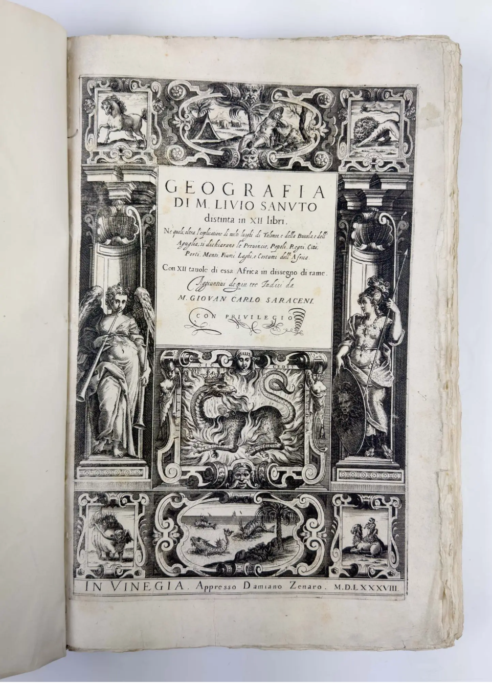 Livio Sanuto, Geografia di M. Livio Sanuto… Con XII tavole di essa Africa (Venice, 1588)