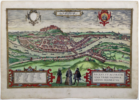 Braun & Hogenberg, [Saltzburak]. 1588