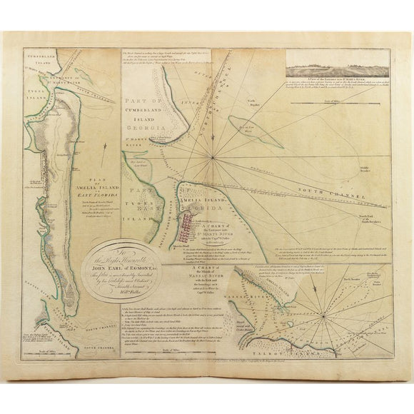 De Brahm's Plan of Amelia Island Florida
