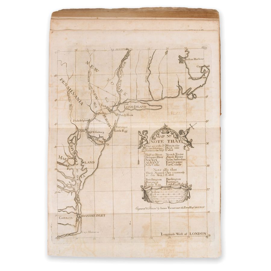 [Franklin, Benjamin (publisher) and James Alexander]. A Bill in the Chancery of New-Jersey. New York: James Parker, 1747