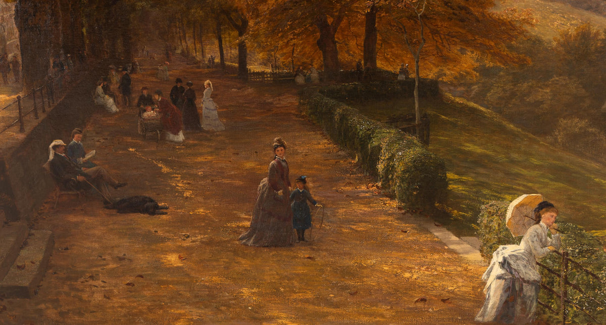 COLE, George Vicat (British, 1833-1893). A View of Richmond Hill, 1875