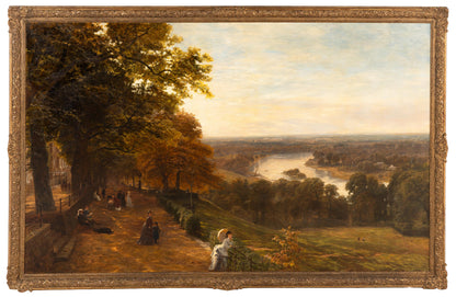 COLE, George Vicat (British, 1833-1893). A View of Richmond Hill, 1875