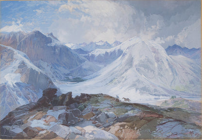 Thomas Moran, The Yellowstone National Park, and the Mountain Regions of Portions of Idaho, Nevada, Colorado and Utah. Boston: L. Prang and Company, 1876.