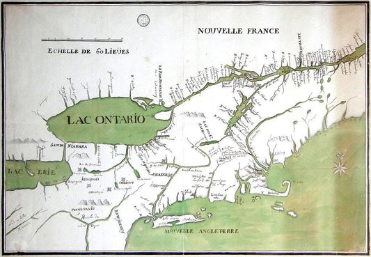 COUAGNE, Jean-Baptiste de (1687-1740). Nouvelle France. Canada: 1711.