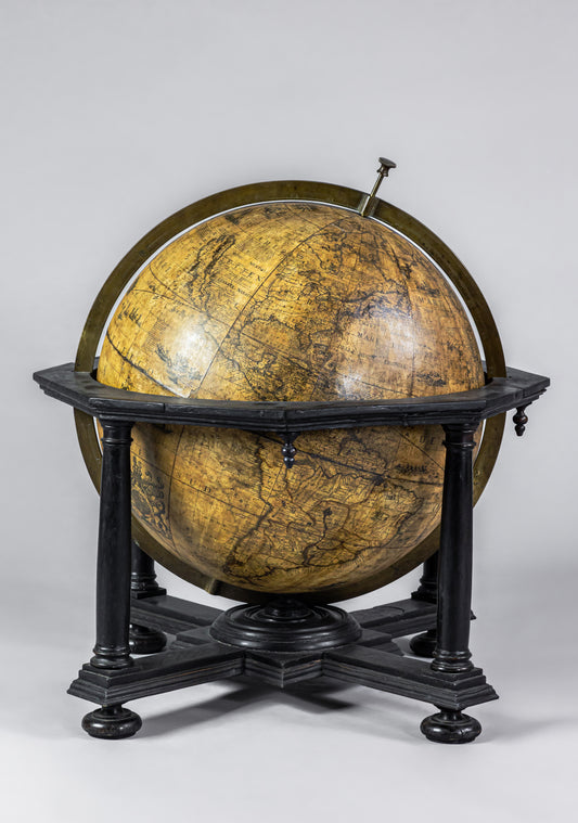 Globe géographique ART-LINE non lumineux - modèle Onyx en Anglais - sphère  30 cm en verre acrilyque