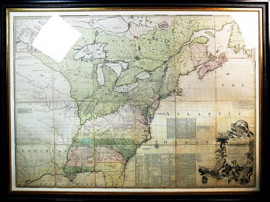 MITCHELL, John (1711-1768). A Map of the British and French Dominions in North America.