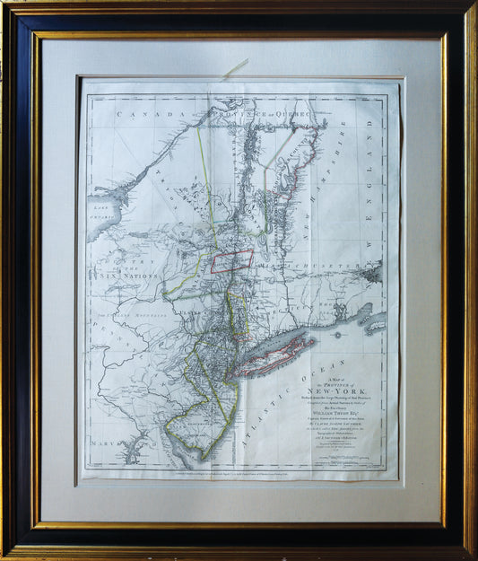 C.J. Sauthier & B. Ratzer  A Map of the Province of New-York, . . .  London, 1776