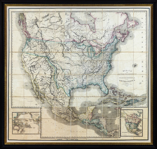 WYLD, James Sr. (1790-1836).  Mexico the British Possessions in North America and the United States … 1846.