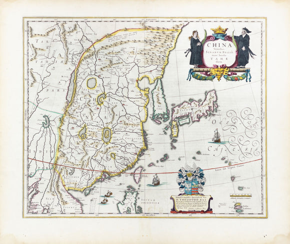 Bas, D. Theodoro. China Veteribus Sinaravm Regio nunc Incolis Tame dicta. Amsterdam, 1650s.