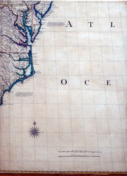 MITCHELL, John (1711-1768).  A Map of the British and French Dominions in North America. [London:] Publish'd by the Author Feb.ry 13th. 1755