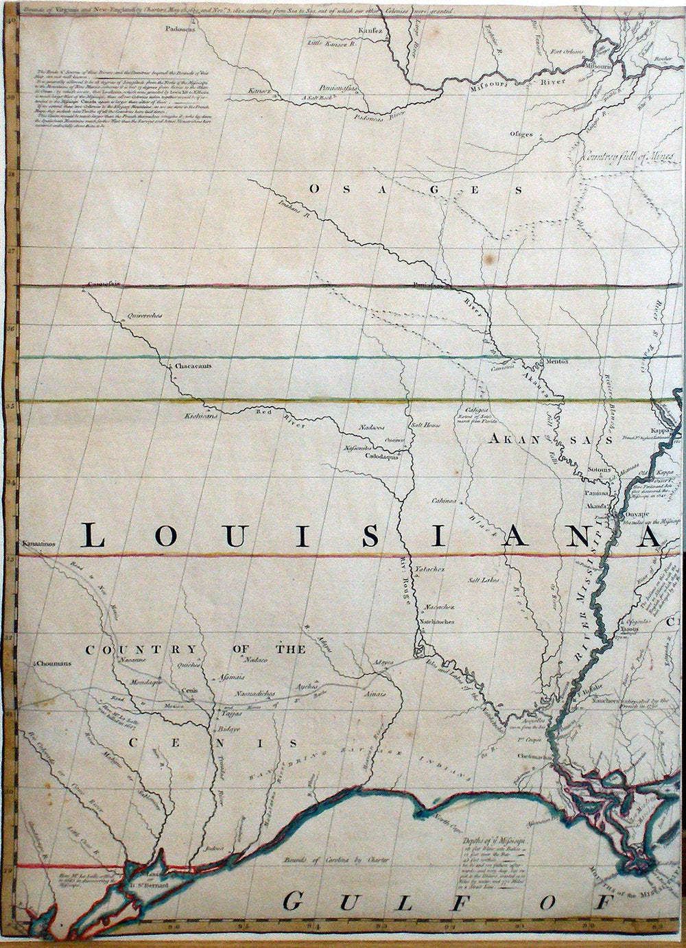 MITCHELL, John (1711-1768).  A Map of the British and French Dominions in North America. [London:] Publish'd by the Author Feb.ry 13th. 1755